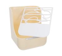 TOYANDONA Hay Feeder for Guinea Pigs and Chinchillas with Stable Base Design, Plastic Rabbit Hay Feeder Tray Featuring Easy to Wash Surface and Preventing Tipping or Spilling, for Outdoor