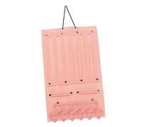 TOYANDONA Headdress Organizer Wall Mount for Girls Hair Bow Clips and Hairbands Storage Holder Pink 30x56cm Baby Girl Hair Accessories Display Rack for Bedroom Decor