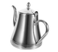 TOYANDONA Heat Resistant Stainless Steel Tea Pot with Filter for Loose Leaf Tea Stovetop Kettle Teakettle for Home and Restaurant Use