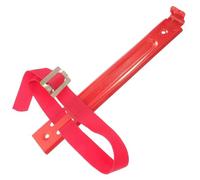 TOYANDONA Heavy Duty for Homes and Shops Convenient for Storage and Access Iron Fire Extinguisher Mounting Bracket with Red Finish, Suitable for 2kg 3kg 4kg Fire Extinguishers