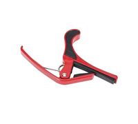 TOYANDONA Heavy Duty Metal Guitar Capo Red for Acoustic and Electric Guitar, Professional Capo for Ukulele, Sturdy No Buzz Clip for Live Performance