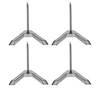 TOYANDONA Heavy Duty Model Display Stand 4Pcs for Action Figures and Doll Models with Stable Base Compatible with Gundam for Collector Display