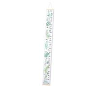 TOYANDONA Height Measurement Chart for Kids Wall-Mounted Canvas Growth Chart Cartoon Pattern Nursery Home Decor Removable Lanyard Suitable for Boys and Girls
