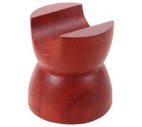 TOYANDONA Hifi Speaker Cable Risers Wooden Cable Supports with Insulation Design and Wire Organization in Living Rooms and Studios Natural Wood Texture Size 5.00x4.50x4.50cm