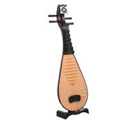 TOYANDONA High Simulation Chinese Lute Model Decoration Ancient Costume Photo Prop Vintage Style Stringed Instrument for Hanfu Photography and Home Ornaments