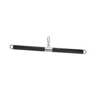 TOYANDONA High-strength Straight Pulling Rod with Bearing Ring for Weight Lifting Cable Machines Compact Design for Triceps Back Shoulder Muscle Training and Home Gym Use