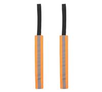 TOYANDONA High Visibility Kayak Safety Flag Orange Polyester Towing Flag 2pcs with Reflective Strip and Quick Attachment for Safety the Go for Canoe and Trailer Use