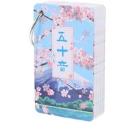 TOYANDONA Hiragana Katakana Syllabary Cards Japanese Learning Flash Cards for Beginners Portable Alphabet Study Aid for Adults