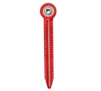 TOYANDONA Hole Easy-to-use Ruler Engineering and Design Architectural Versatile with Aluminum Alloy Construction, Portable Compass Woodworking Applications