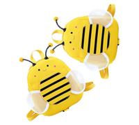 TOYANDONA Honeybee Backpack with Multiple Pockets Lightweight Nylon Material 2pcs with Leash and Harness for Safety for School and Busy Events Outdoor Use