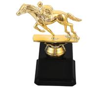 TOYANDONA Horse Racing Trophy Cup Golden Plastic Large Equestrian Award