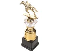 TOYANDONA Horse Racing Trophy Plastic Winner Cup with Reinforced Base
