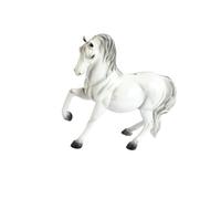 TOYANDONA Horse Shape Resin Saving Jar Coin Storage Pot for White Creative Money Bank for Daily Savings and Birthday Gift with Smooth Artistic Design