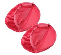 TOYANDONA Hot Water Bottle Cover with Zipper Closure 2pcs Flannel round Soft Skin-friendly Hand Warmer Sleeve Efficient Heat Insulation and Easy Care Maintenance for Home the Go