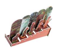 TOYANDONA Human Evolution Model Puzzle for, STEM Science and Brain Teaser, Wooden Human Body Puzzle Educational Game, Biological Science Learning Kit for