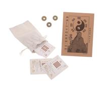 TOYANDONA I Ching Hexagram Cards with Instruction Guide for Beginners Paper Feng Shui Symbols Deck with Chinese Coin Educational Divination Tool for Wealth and Success Cultural Learning Kit