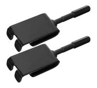 TOYANDONA Ice Anchor Drill Adapter Heavy Duty Steel Construction 2pcs Fits 3/8" and 1/2" Chuck Power Drills with Secure Grip for Ice Fishing Shelter Stakes for Winter Fishing Shelter Setup