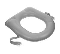 TOYANDONA Inflatable Toilet Seat Riser with Suction Cups Portable PVC Soft Cushion Toilet Booster Pad for Elderly Adults Commode Chair Support