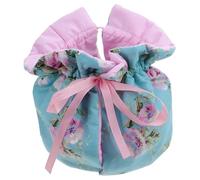 TOYANDONA Insulated Flower Pattern Tea Cozy with Drawstring Decorative Teapot Cover for Kitchen Porcelain-compatible Keeps Tea Warm Easy to Clean Vintage Style Accessories for Home and Party