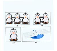 TOYANDONA Interactive Balance Penguins Seesaw for Plastic Construction Puzzle Challenges Educational Game to Develop Leverage Understanding and Motor Skills