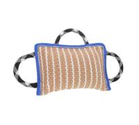 TOYANDONA Interactive Dog Bite Pillow Tug for Reinforced Flax Training Tool for Indoor Outdoor Use Enhances Focus Discipline and Bonding with Pets