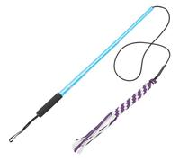 TOYANDONA Interactive Dog Teaser Pole Extendable Chasing for Puppies | Aluminium Alloy, Nylon and Cotton Build, Blue Finish, Indoor Play and Park Exercise Random Color