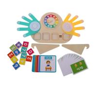 TOYANDONA Interactive Finger Math for Animal Counting Manipulatives with Addition Subtraction Early Learning Educational for Home Classroom Development