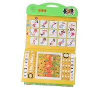 TOYANDONA Interactive French English Sound Book for Safe Educational for Early Learning Bilingual Reading and Speaking Development with Vibrant Colors and Patterns Suitable for Years