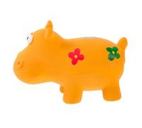 TOYANDONA Interactive Latex Dog Hippo Shape with Mental Stimulation and Withstands Biting Sturdy Squeaky Chew for Pets and Dogs