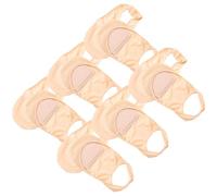 TOYANDONA Invisible Half Socks High Heel Half Socks 6 Pairs Lightweight Breathable Chinlon Material Half-Palm Ergonomic Design Dirt-Resistant Colour for Women Daily Wear