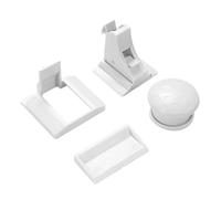 TOYANDONA Invisible Magnetic Drawer Lock 4pcs Cabinet Safety Locks Childproof with 1 Key for Closet and Furniture Door