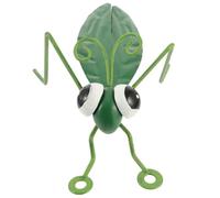 TOYANDONA Iron Grasshopper Decor Green Iron Ornament Lifelike Polished Smooth Handmade Garden Statue for Home Furniture, Festival