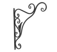 TOYANDONA Iron Hanging Plant Bracket for Wall and Balcony Indoor Outdoor Flower Pot Holder Hook Rack Sturdy Plant Hanger for Flower Baskets Lanterns String Lights Wind Chimes Stable