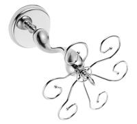 TOYANDONA Iron Wine Glass Hanging Rack for Cupboard Countertop Display | Silver Groove Slot Design, Fast Drying and Space Saving, for Cocktail Coupe Glasses and Flutes