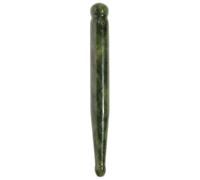 TOYANDONA Jade Massage Tool for Foot and Skin Muscle Massage Round Edges and Pointed Side, Acupoint Massager Suitable for Use at Home After A Long Walk, Traditional Retro Style Jade