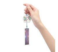 TOYANDONA Japanese Glass Wind Chime Pendant, Handmade Patio Wind Chimes for Garden Balcony, Decorative Hanging Suncatcher for Wedding and Outdoor Décor