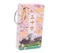 TOYANDONA Japanese Hiragana and Katakana Flash Cards Set for Beginners, Portable Educational Learning Cards Gojūon Syllabary, Suitable for Children Self-study and Language Practice