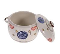 TOYANDONA Japanese Style Ceramic Steamed Soup Bowl with Lid Porcelain Stew Pot for Kitchen Use Oven Safe Tureen for Serving Yogurt Pudding Cakes Home and Restaurant Dinnerware