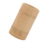 TOYANDONA Japanese Zen Garden Tool Container Mini Wood Tube Organizer for Sand Table Landscape Compact Beige Bamboo Rake Holder for Desk Decoration and DIY Sand Painting Accessories