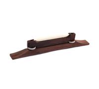 TOYANDONA Jazz Rosewood Guitar Bridge Ga610 Fixed Acoustic Guitar Bridge with Bone Saddle Compatible with Standard Models and Hardware