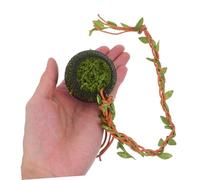 TOYANDONA Jumping Spider Habitat Shelter with Artificial Vines and Leaves Climbing Hideout for Jumping Spiders Geckos Bearded Dragons and Small Reptiles Enclosure Decoration for Arboreal
