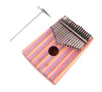 TOYANDONA Kalimba Thumb Piano 17-Key Portable Finger Piano for Beginners Acacia Mangium Musical Instrument with Accessories Set