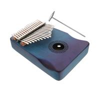 TOYANDONA Keys Kalimba Thumb Piano for Beginners Easy to Play Beautiful Gradient Blue Design for Music Lovers Relaxation and Outdoor Fun