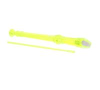TOYANDONA Kids 8-hole Soprano Recorder Yellow Resin Clarinet Toy for Beginners Educational Musical Instrument for Children for Music Practice
