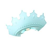 TOYANDONA Kids Bath Cap Adjustable Crown Shape Soft Rubber Shampoo Hat Waterproof Eye and Ear Protection for Children Baby Toddler