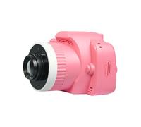 TOYANDONA Kids Camera With Projector: Plastic Video Recording Camera with Music - Includes Usb Cable & Memory Card & Lanyard - Perfect for Boy Girl Travel And Camping Photograph Use (pink)