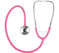 TOYANDONA Kids Stethoscope that Works, Real Working Nursing Stethoscope for Kids Role Play, Cute Pink Doctor Pretend Game Doctor Nurse Costume Accessories for Toddlers 3-7
