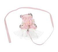 TOYANDONA Kitten Harness and Leash Set with Secure Animal Chest Strap and Breathable Polyester Mesh, Comfort-focused Fit with Flexible Adjustment Buckles, for Playful Adventures and Long