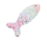 TOYANDONA Kitten Teething Toy Realistic Koi Fish Plush Interactive Chew Toy for Cats Soft for Scratching Play