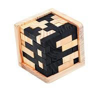 TOYANDONA Kongming Puzzle for Adults Chinese Brain Teaser for Logic and Creativity Premium Sturdy Material Single Intellectual Plaything